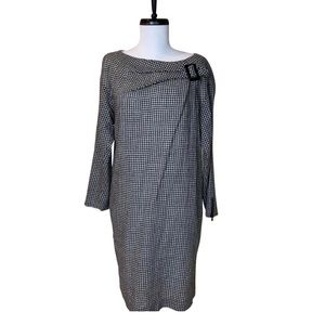 SEE BY CHLOE Houndstooth Wool Sheath Dress 44/8